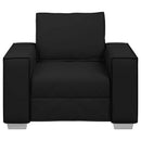 Sofa Stol Sort 100 cm Faux læder