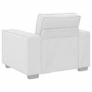 Sofa Stol Hvid 100 cm Faux læder