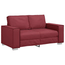 Tosæders sofa Vinrød 160 cm Faux læder