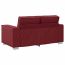 Tosæders sofa Vinrød 160 cm Faux læder
