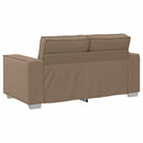 Tosæders sofa Cappuccino 160 cm Faux læder
