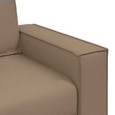 Tosæders sofa Cappuccino 180 cm Faux læder