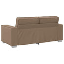 Tosæders sofa Cappuccino 180 cm Faux læder