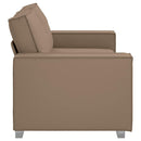 Tosæders sofa Cappuccino 180 cm Faux læder