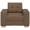 sofastol 100x78x80 cm stof brun