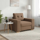 sofastol 100x78x80 cm stof brun
