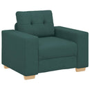 sofastol 100x78x80 cm stof mørkegrøn