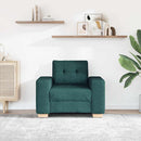 sofastol 100x78x80 cm stof mørkegrøn