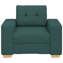 sofastol 100x78x80 cm stof mørkegrøn