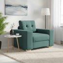 sofastol 100x78x80 cm stof mørkegrøn