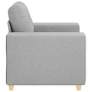 sofastol 100x78x80 cm stof skygrå