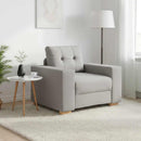 sofastol 100x78x80 cm stof skygrå