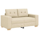Tosæders sofa Creme 160 cm Stof