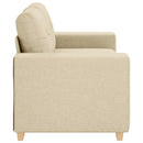 Tosæders sofa Creme 160 cm Stof