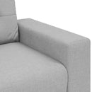 Tosæders sofa Skygrå 160 cm Stof