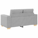 Tosæders sofa Skygrå 160 cm Stof