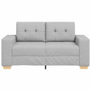 Tosæders sofa Skygrå 160 cm Stof