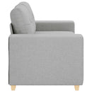 Tosæders sofa Skygrå 160 cm Stof