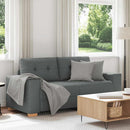 elskovssofa 180x77x82 cm stof mørkegrå