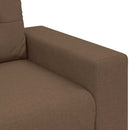 elskovssofa 180x77x82 cm stof brun