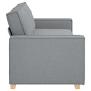 3-personers sofa mørkegrå 220x78x80 cm stof