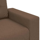 3-personers sofa Brun 220 cm Stof