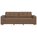 3-personers sofa Brun 220 cm Stof