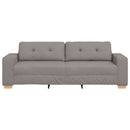 3-personers sofa Gråbrun 220 cm Stof