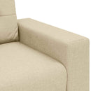 3-personers sofa Creme 220 cm Stof