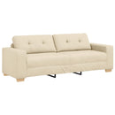 3-personers sofa Creme 220 cm Stof