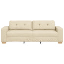 3-personers sofa Creme 220 cm Stof