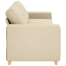 3-personers sofa Creme 220 cm Stof