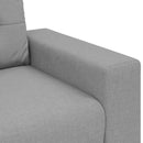 3-personers sofa Skygrå 220 cm Stof