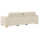 3-personers sofa Beige 220 cm Linned-blandet stof