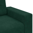 sofastol 100x78x80 cm fløjl lysegrøn