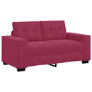 Tosæders sofa Vinrød 160 cm Fløjl