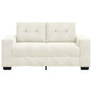Tosæders sofa Creme 160 cm Fløjl