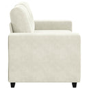 Tosæders sofa Creme 160 cm Fløjl