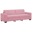 3-personers sofa Lyserød 220 cm Fløjl