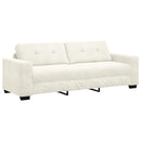3-personers sofa Creme 220 cm Fløjl