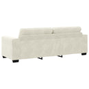 3-personers sofa Creme 220 cm Fløjl