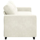 3-personers sofa Creme 220 cm Fløjl