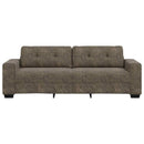 3-personers sofa Mørkegrå 220 cm Faux Suede Læder