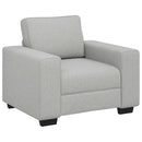 sofastol 100x77x82 cm stof skygrå