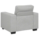 sofastol 100x77x82 cm stof skygrå