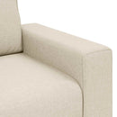 Sofa Stol Beige 100 cm Linned-blandet stof