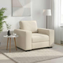 Sofa Stol Beige 100 cm Linned-blandet stof