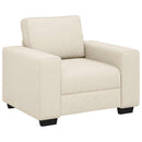 Sofa Stol Beige 100 cm Linned-blandet stof