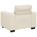 Sofa Stol Beige 100 cm Linned-blandet stof