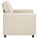 Sofa Stol Beige 100 cm Linned-blandet stof